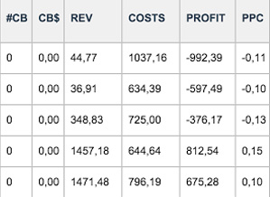 Profit loss